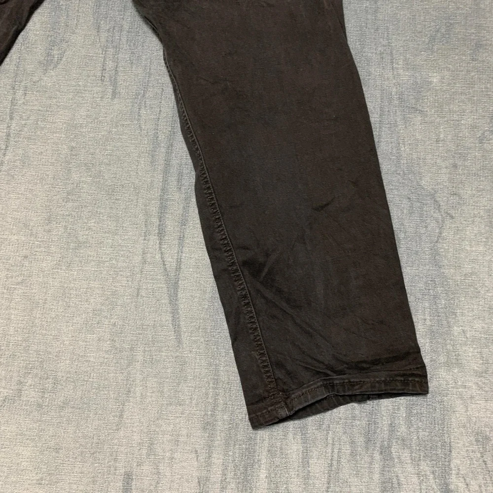 Signature Levi Strauss S67 Athletic Pants Mens 42x32 Black All Season Straight